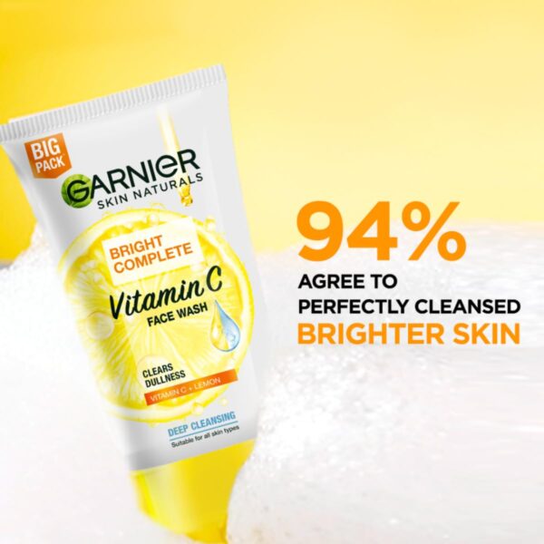 GARNIER LIGHT COMPLETE FACE WASH 100ML