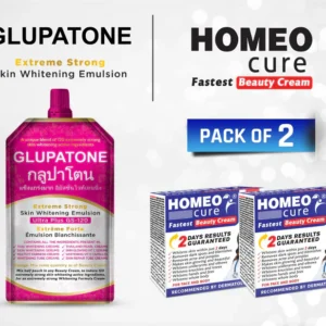 GLUPATONE Extreme Strong Emulsion 50ml With Homeo Cure Beauty Cream