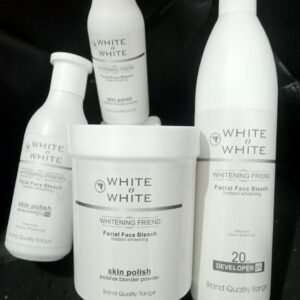 White O White Facial Face Bleach & Skin Polish Parlour Size