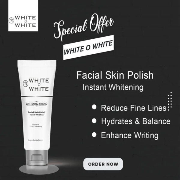 White O White Facial Skin Polish Tube